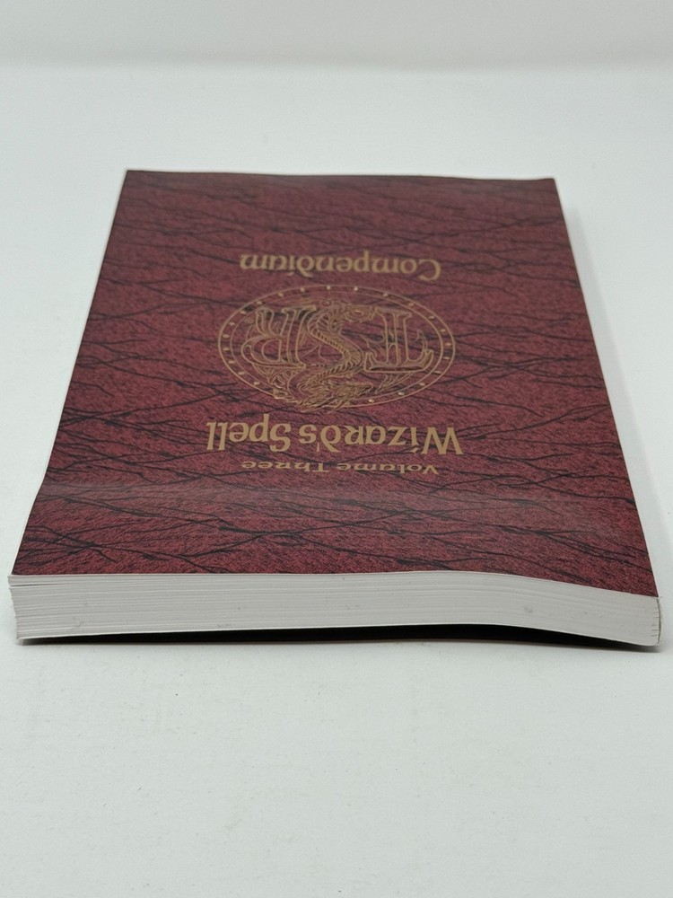 TSR Advanced Dungeons and Dragons Wizard's Spell Compendium Volume 3 Slight Bend