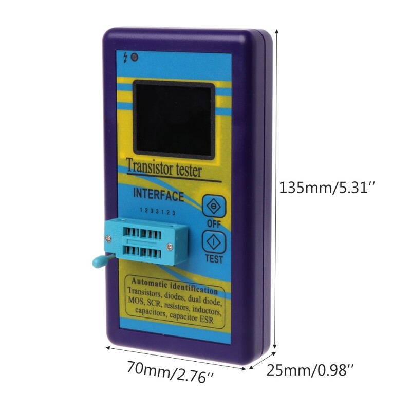 M328 Transistor Diode Tester Capacitance Frequency Meter Capacitance