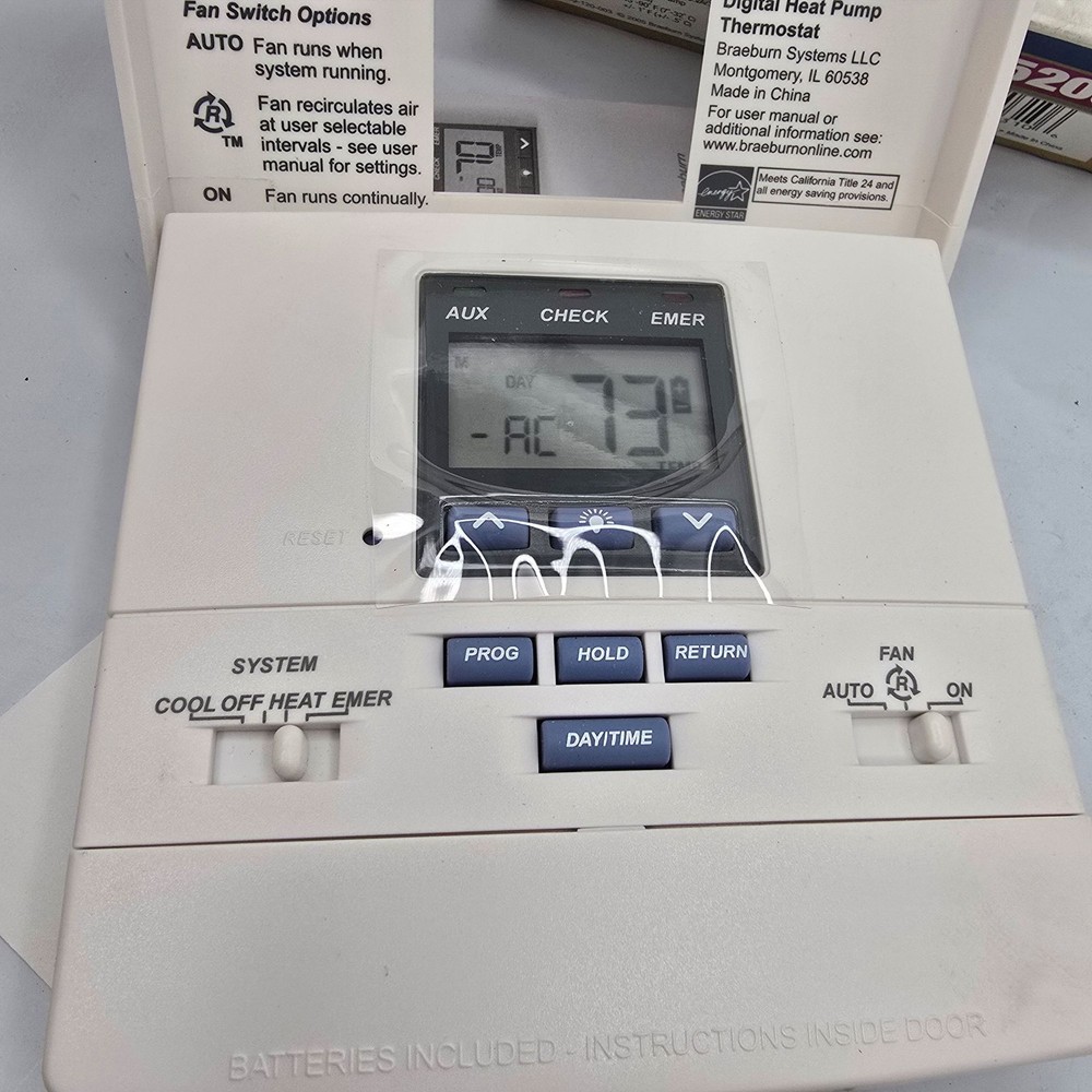 Braeburn 5200 Premier 7-Day Programmable Thermostat