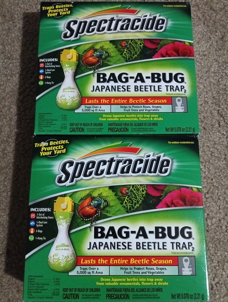 2 Pack Spectracide Bag A Bug Japanese Beetle Trap 16901
