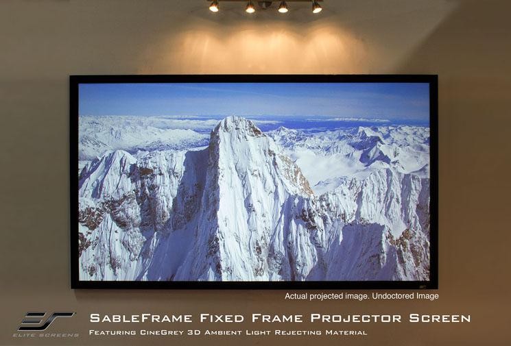 Elite Screens ER150DHD3 Sable Frame Series 150" Fixed Frame Projection Screen