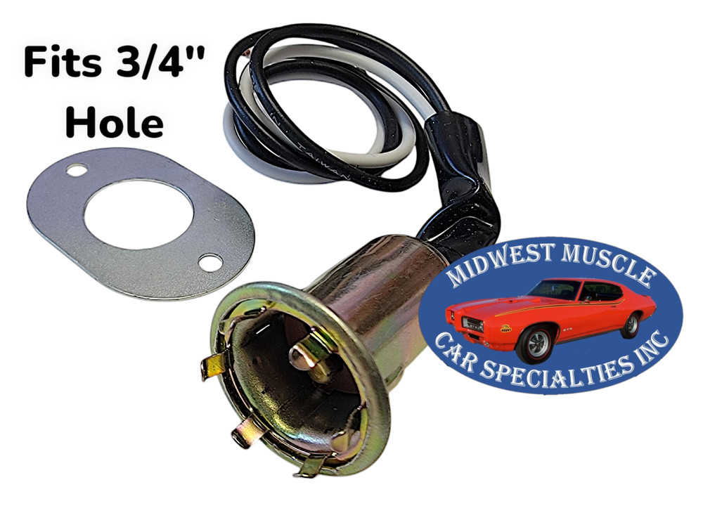 GM Park Tail Stop Turn Signal Side Light Lamp Bulb Wiring Harness Socket D34