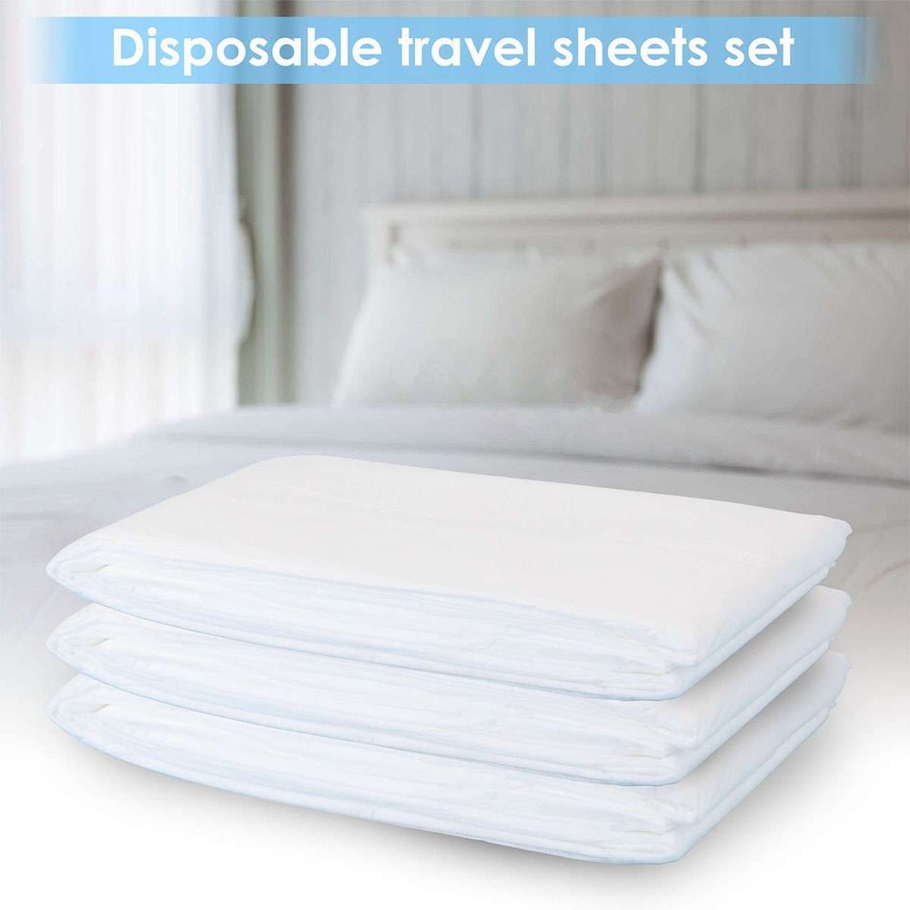 Disposable Bed Sheets pillowcases For Hotel Breathable Bed Sheets Sets Travels