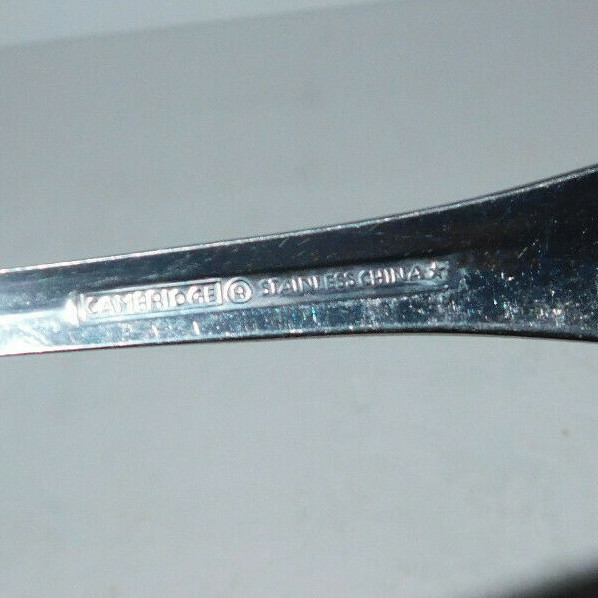 VINTAGE CAMBRIDE STAINLESS SPOON