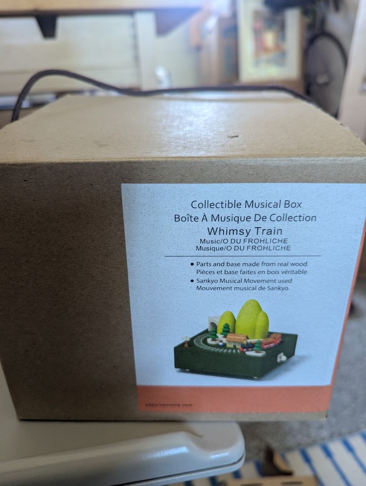Papyrus Collectible Musical Box - Whimsy Train