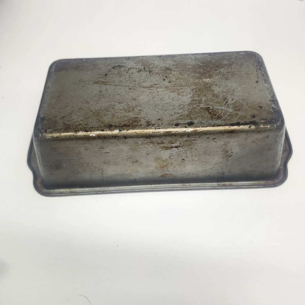 Steel Rectangular Loaf Pan Silver Durable Bakeware Baking Tool for Bread Cakes
