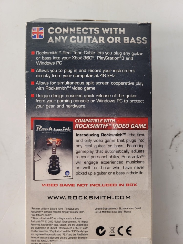 Rocksmith UBISOFT Real Tone Cable Boxed Multi Systems