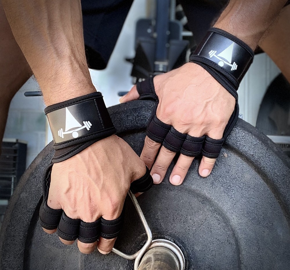 Gloves For Crossfit Gym Training Lifting Palm Protector Pull Ups Wrist Support
