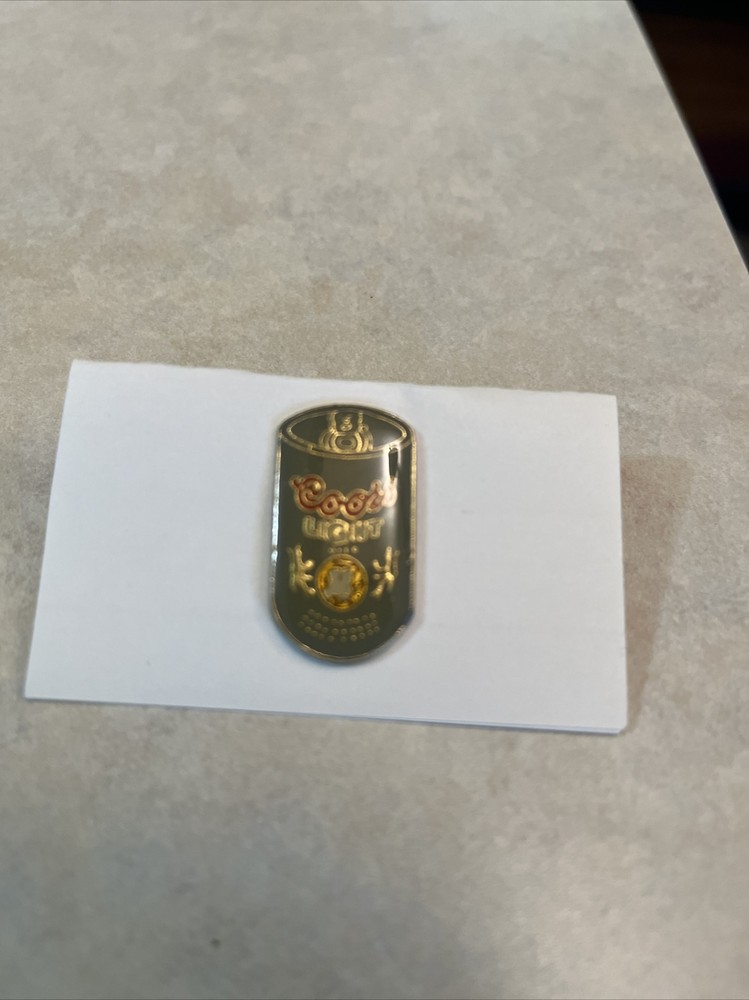 Vintage Coors Light Beer enamel pin