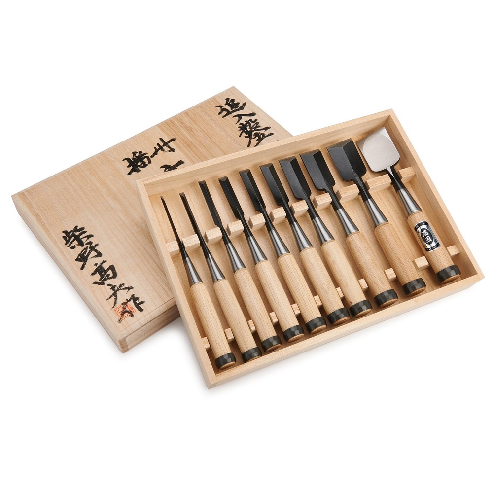 Shibano Umeki Chisel 10 piece Set