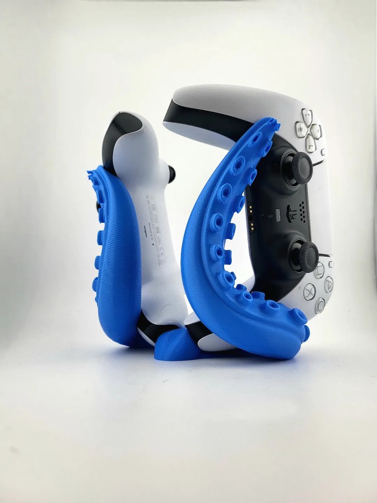 PS5 Controller Stand Octopus Tentacle Holder Display For Sony DualSense Blue