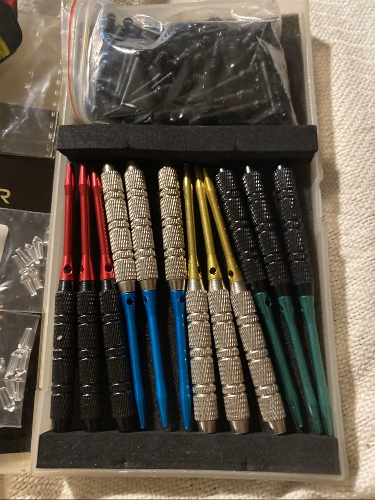 centaur 12 Pack Soft Tip Darts, 18 Gram Plastic Tip Dart Sets with Case