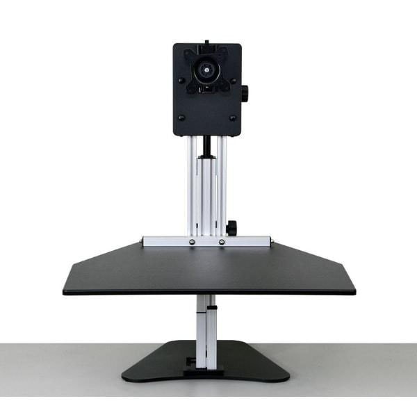 ERGO DESKTOP Kangaroo Pro Sit And Stand Workstation Black 15lb Load