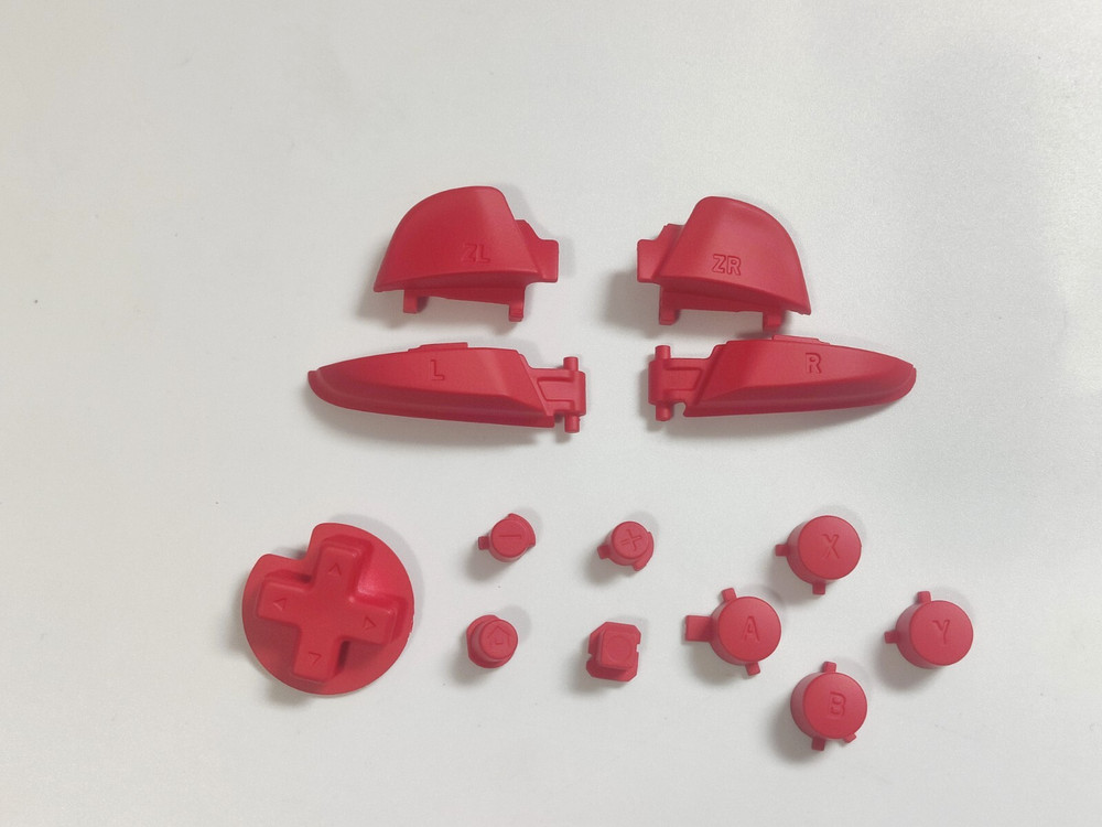 Dark Red Controller Buttons Compatible For Nintendo Switch Pro Controller