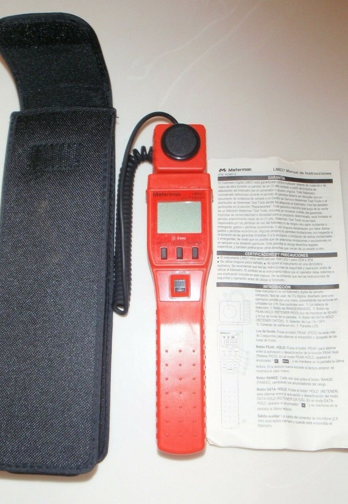 Light Meter Wavetek Meterman LM631 Light Meter