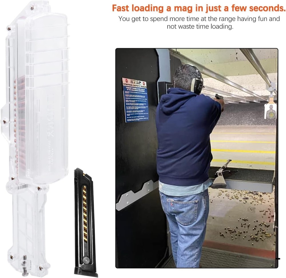 Versatile 22 Magazine Speed Loader - Pain-Free Loading for Multiple Models