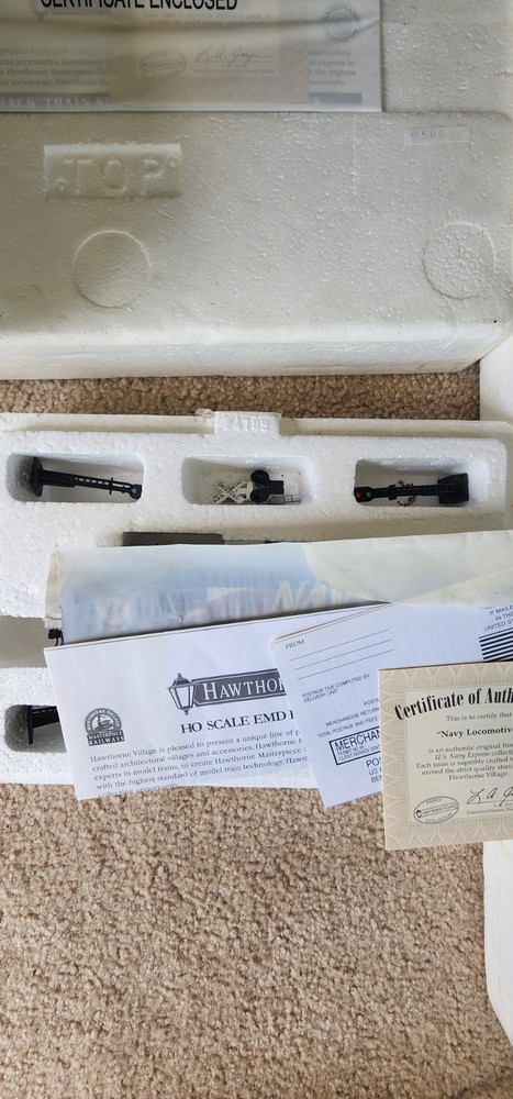 Hawthorne Village Navy Express Train Set