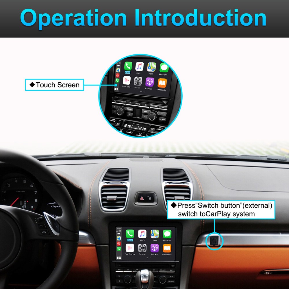 Porsche CDR 2010-2016 Wireless Apple CarPlay Android Auto Interface