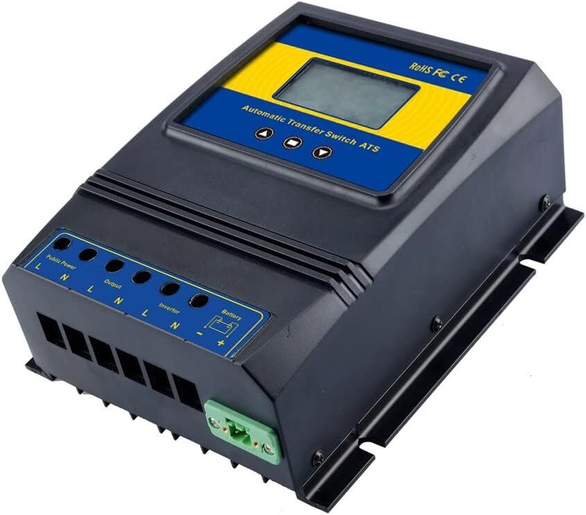 Automatic Dual Power Controller Transfer Switch for Off Grid Solar Wind System