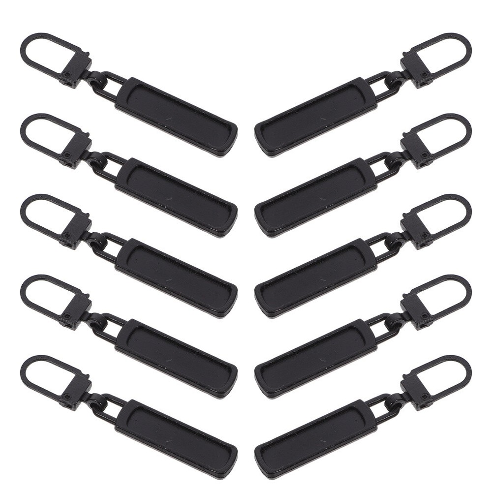 10 Pcs Zipper Tag Head Box School Bag Accessories Replacement Pull