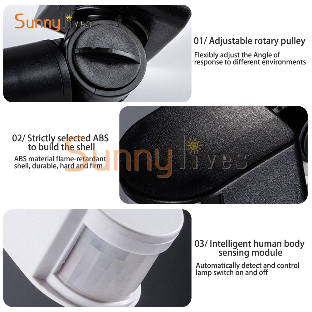 DC12V/24V Motion Sensor Infrared PIR Movement Detector Sensor Light Switch US