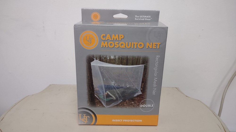 UST Camp Mosquito Net Double Rectangular Mesh Insect Protection 59" x 63" x 83”