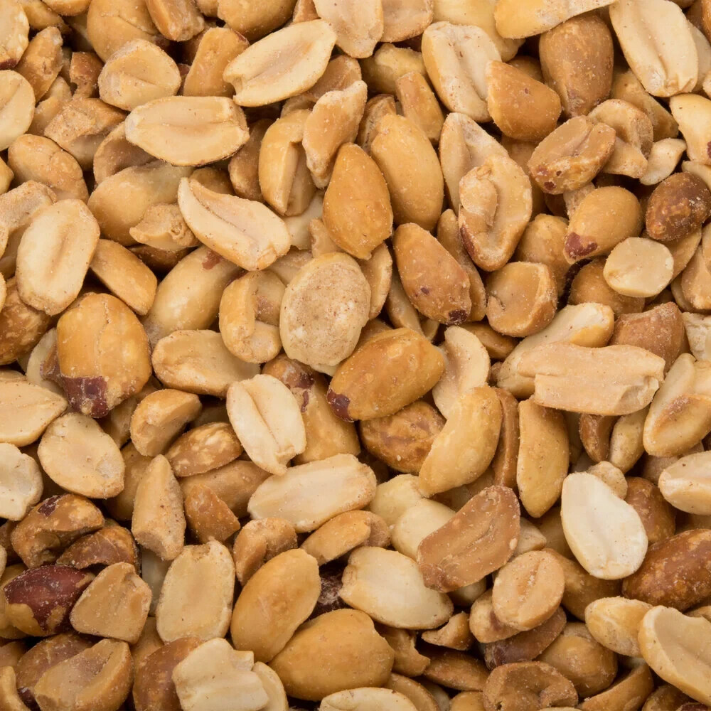 Bulk Roasted Unsalted Peanut Halves (Select quantity Below)