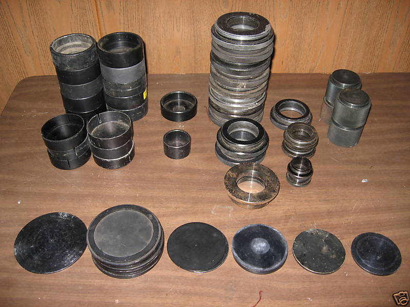 Various J&L Optical Comparator Lens & Alignment Discs.