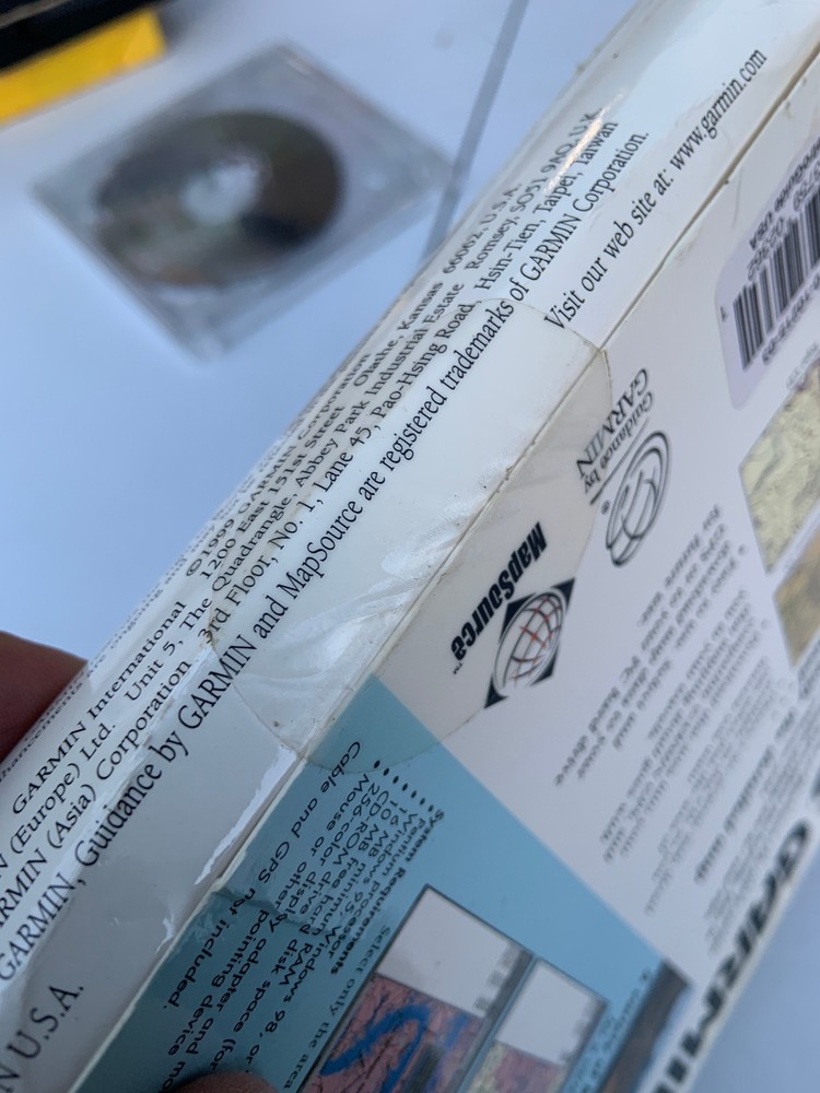 Garmin Mapsource PC New Old Stock