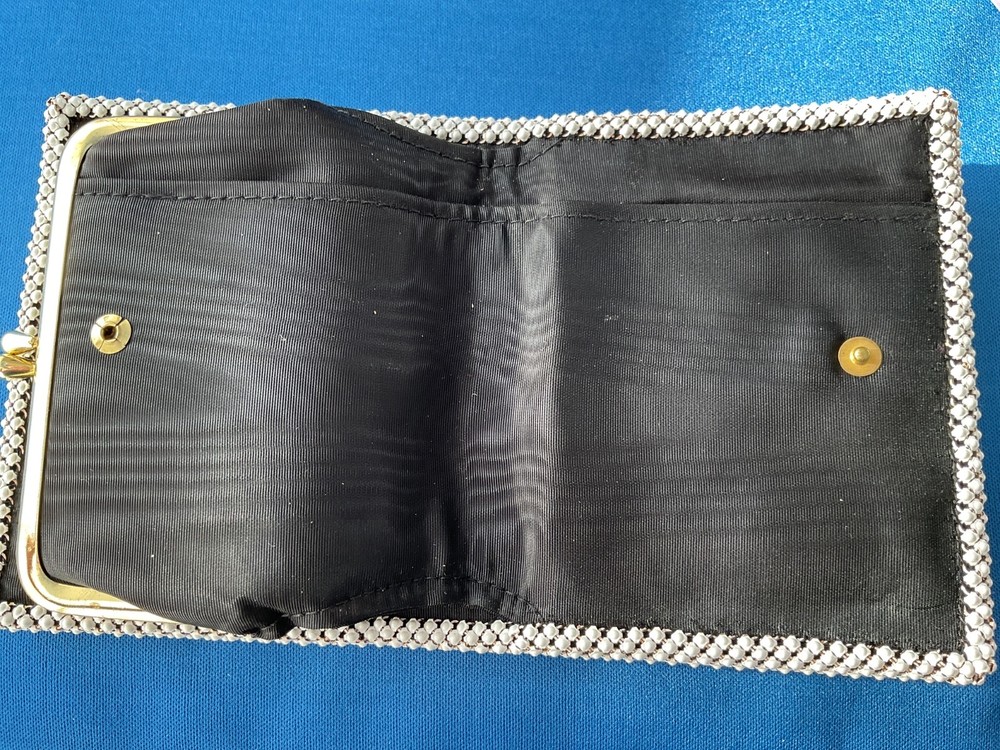 WHITING & DAVIS BEADED WALLET