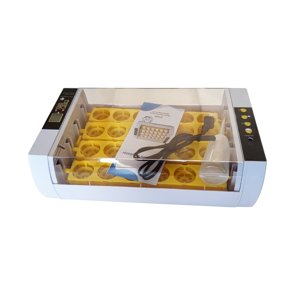 110V 24 Eggs Automatic Egg Incubator with Automatic Egg Turning