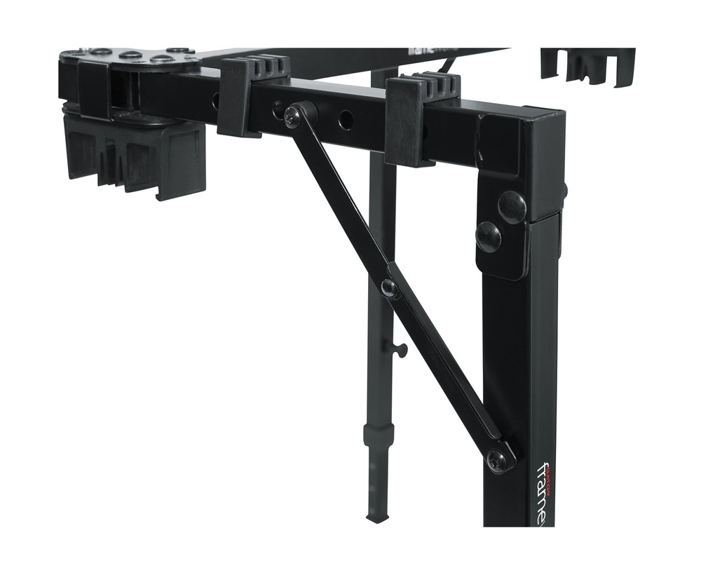 Gator Frameworks Adjustable T-Stand Folding Workstation or Keyboard Stand; We...