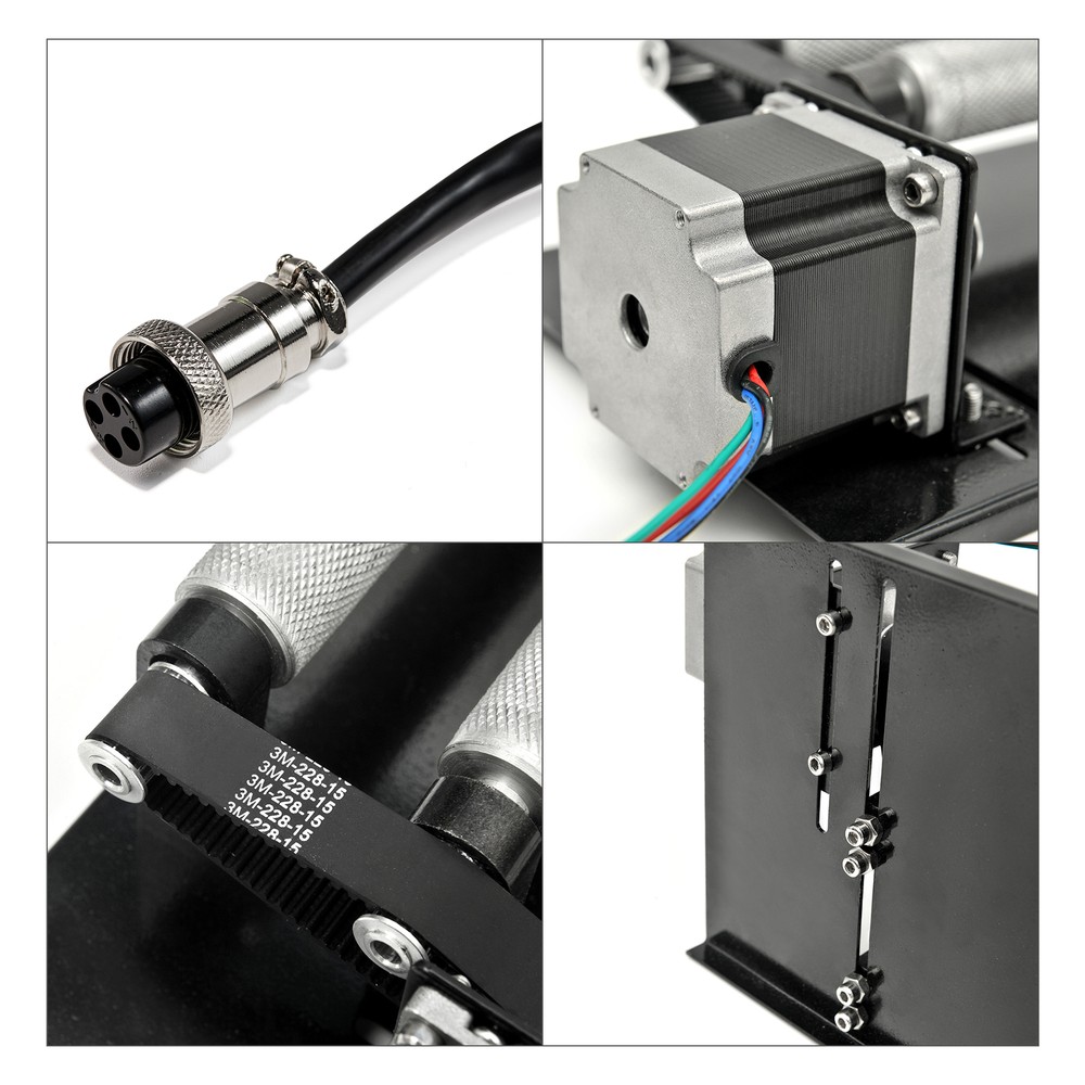 OMTECH ROTARY AXIS FOR LASER ENGRAVER CUTTING MACHINE FOR CYLINDER SURFACE