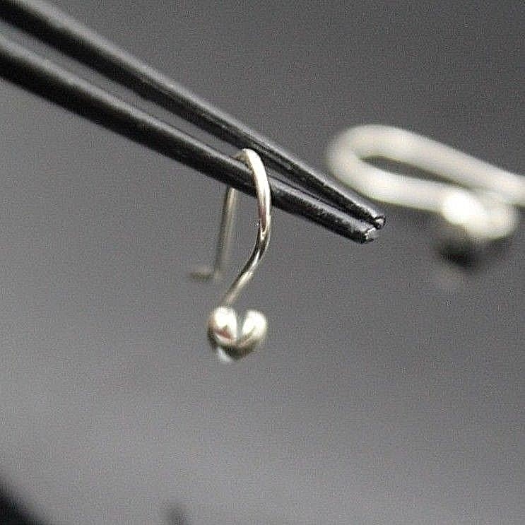 'CUTE PANDORA ALE HEART POST EARRINGS