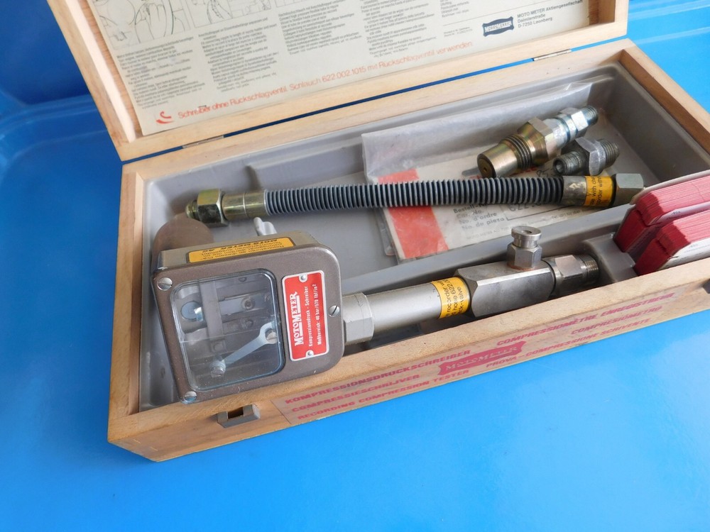 USED, "MOTOMETER" DIESEL COMPRESSION GAUGE SET, #623 002 1002
