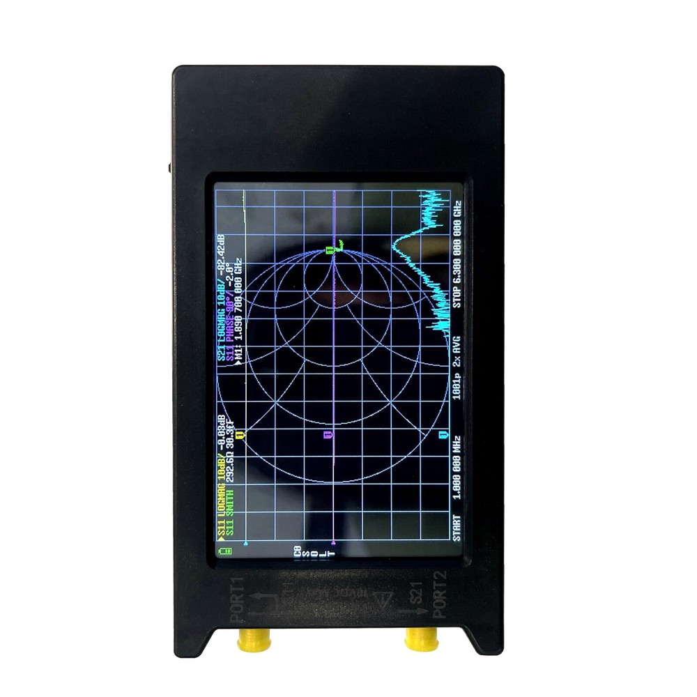 LiteVNA-64 VNA 50KHz-6.3GHz Analyzer Vector Network Analyzer Antenna Analyzer 4"