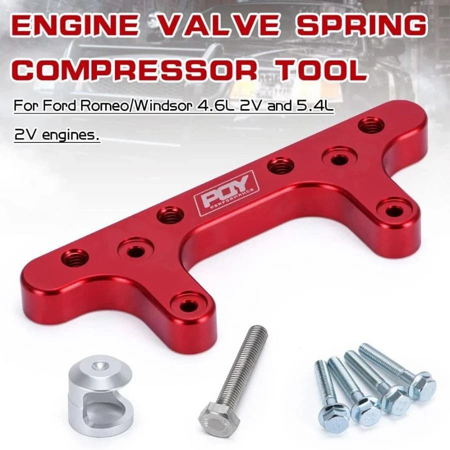 Engine Valve Spring Compressor Tool Compatible with 4.6L 5.4L 2V red
