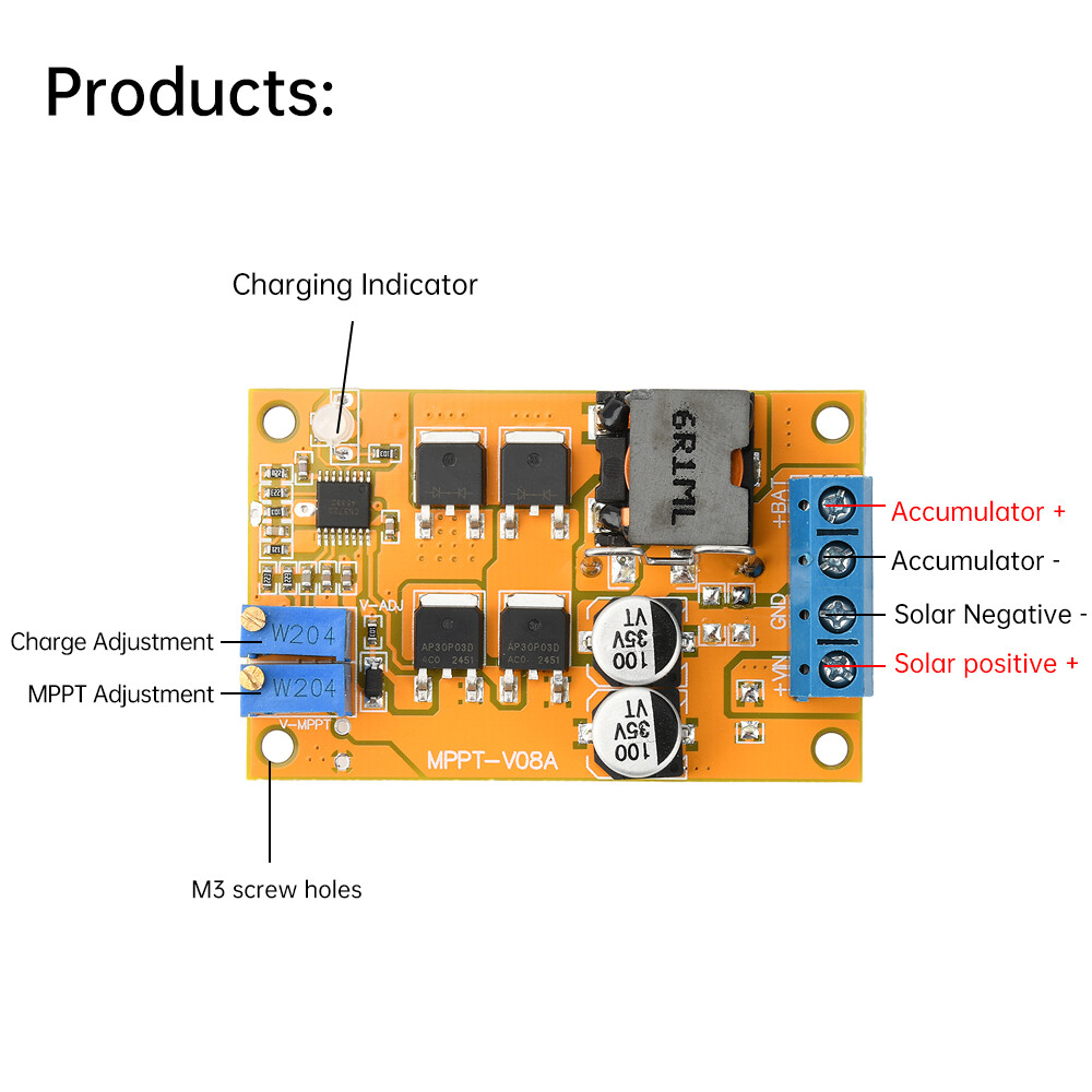 5A 100W MPPT Solar Charging Panel Regulator Controller 9V 12V 24V Auto Switch