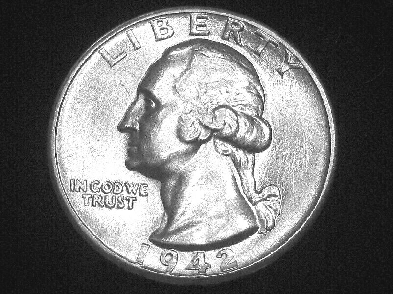 1942-D Washington Quarter --- Choice Uncirculated