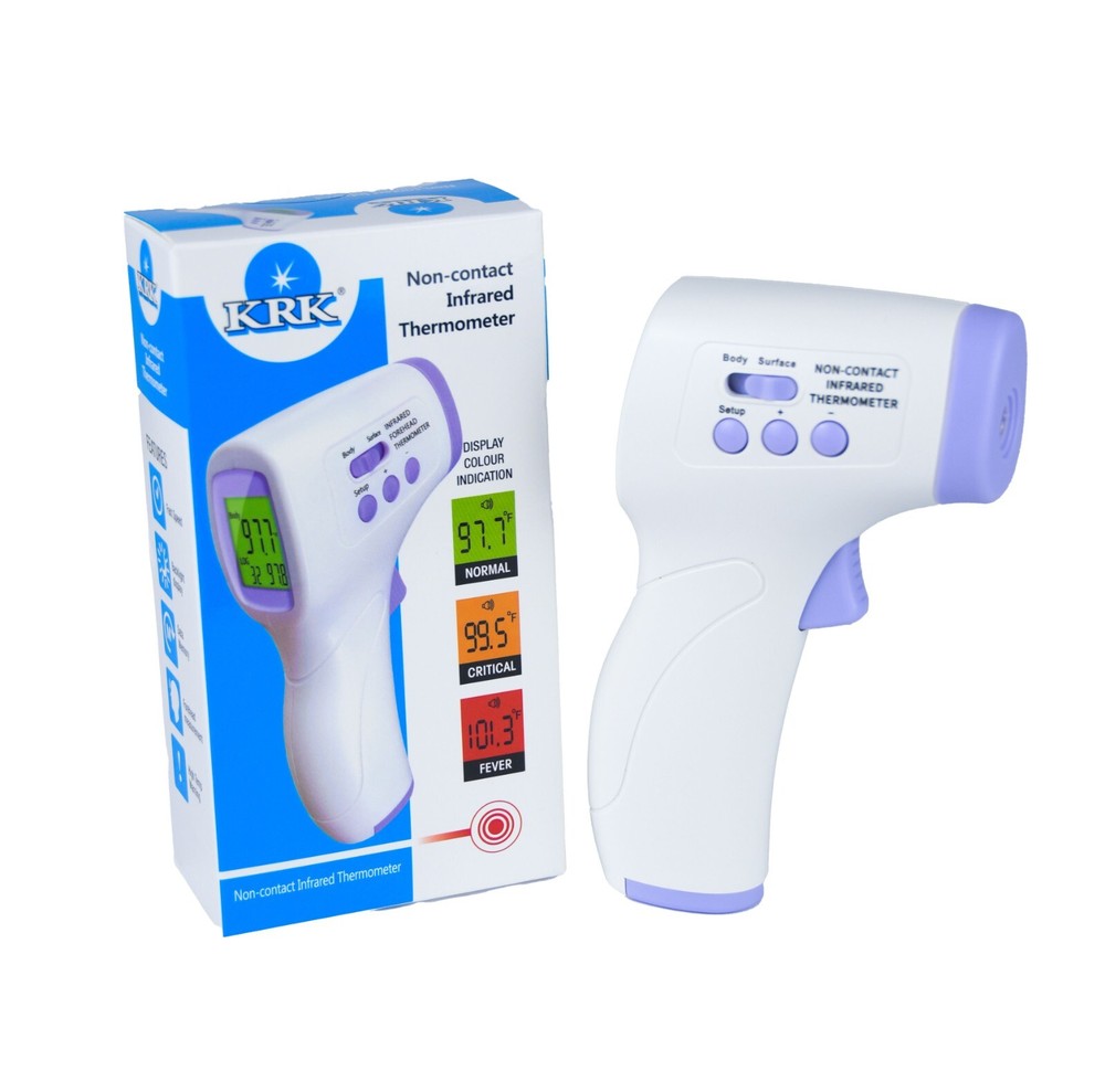 Digital Thermometer Non Contact Switch Between Body & Object