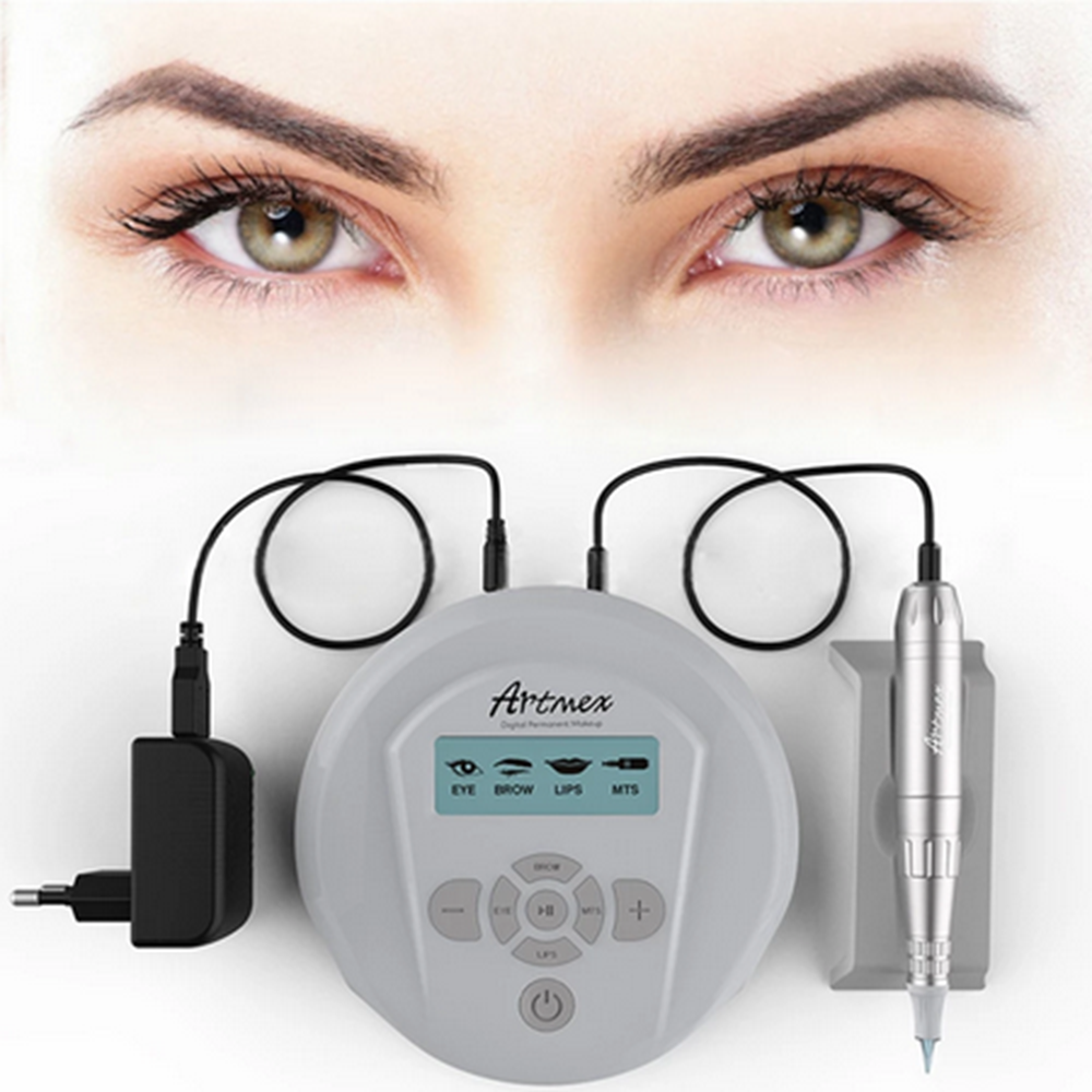 Artmex V6 Tattoo Machine Permanent Makeup Eyebrows Lip Micropigmentation MTS PMU