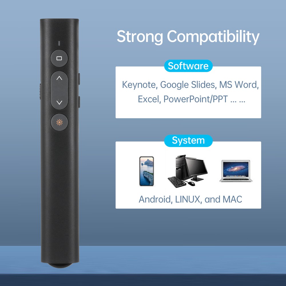 Bisofice Presentation Pointer for PowerPoint PPT Clicker with N4U7