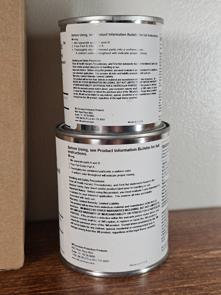 3M Scotchkote Liquid Epoxy Coating 413/215 Patch Compound EXP 2010