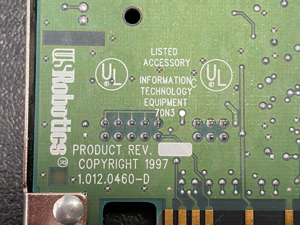 US Robotics 56K ISA Modem Sportster Model 0460