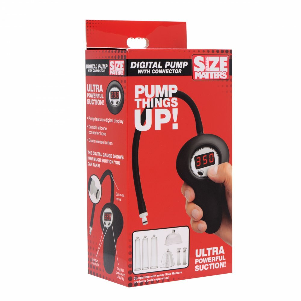 Size Matters: Digital Pump with Connector ---FREE SHIPPING!!!