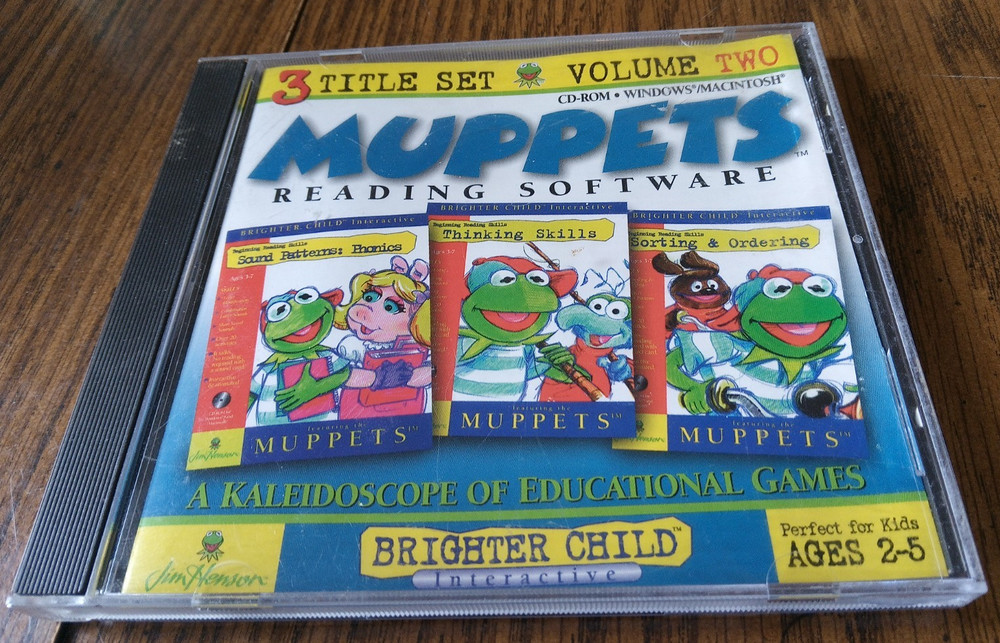 Muppets Reading Software Volume 2 (1995 Brighter Child Interactive)