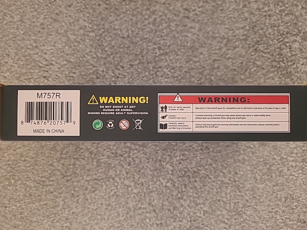 M757R SPRING AIRSOFT HANDGUN