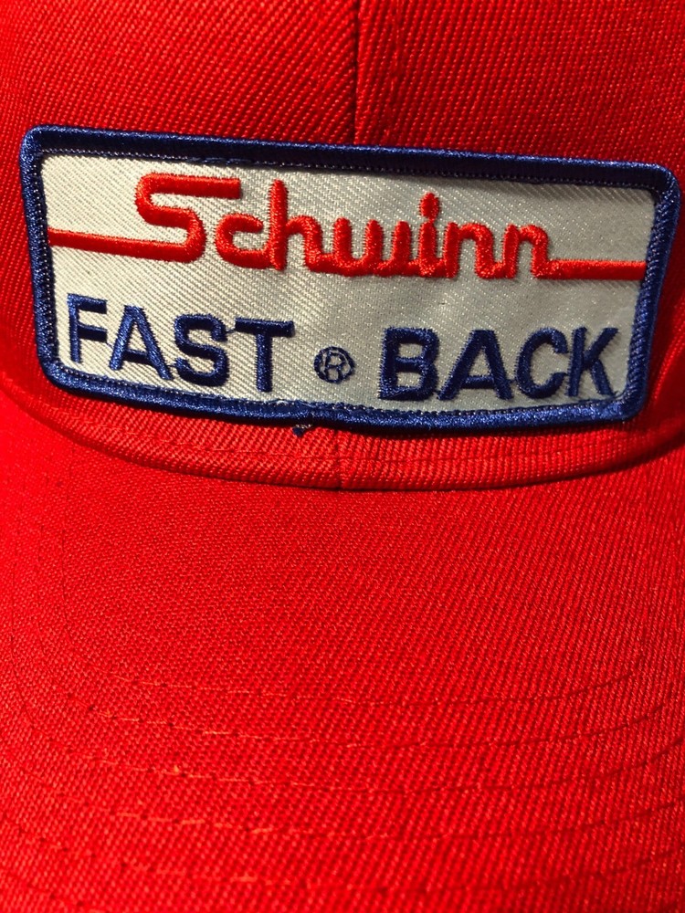 Stingray RED FASTBACK Hat RED Baseball cap with metal tag