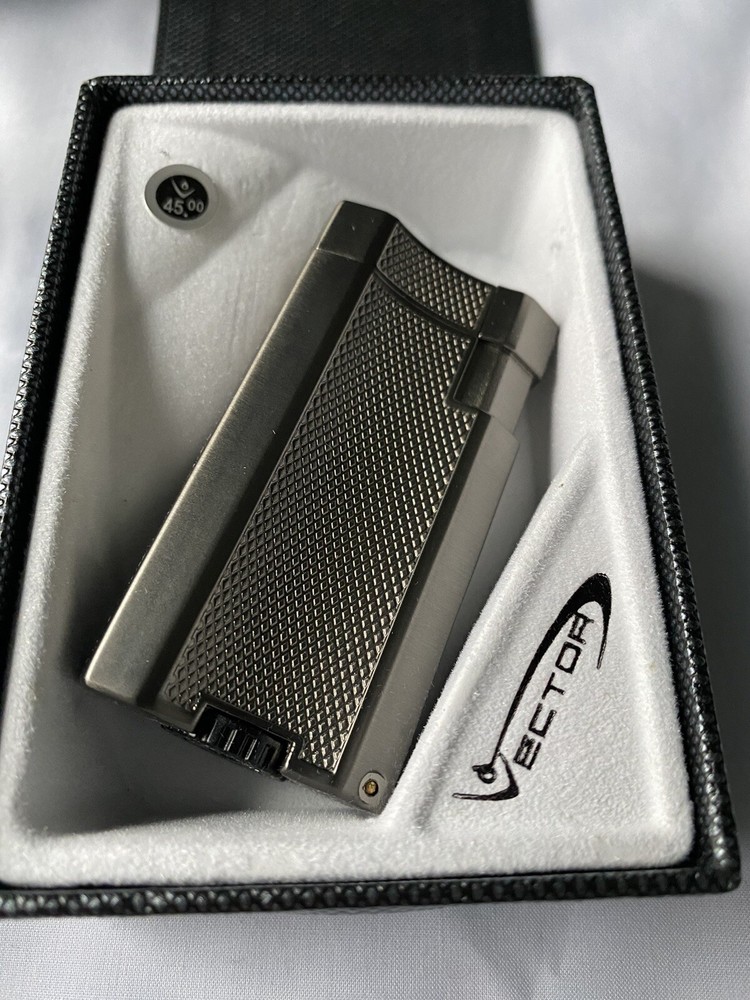 Vector VMotion Dual Jet Cigar Lighter - Gunmetal - New