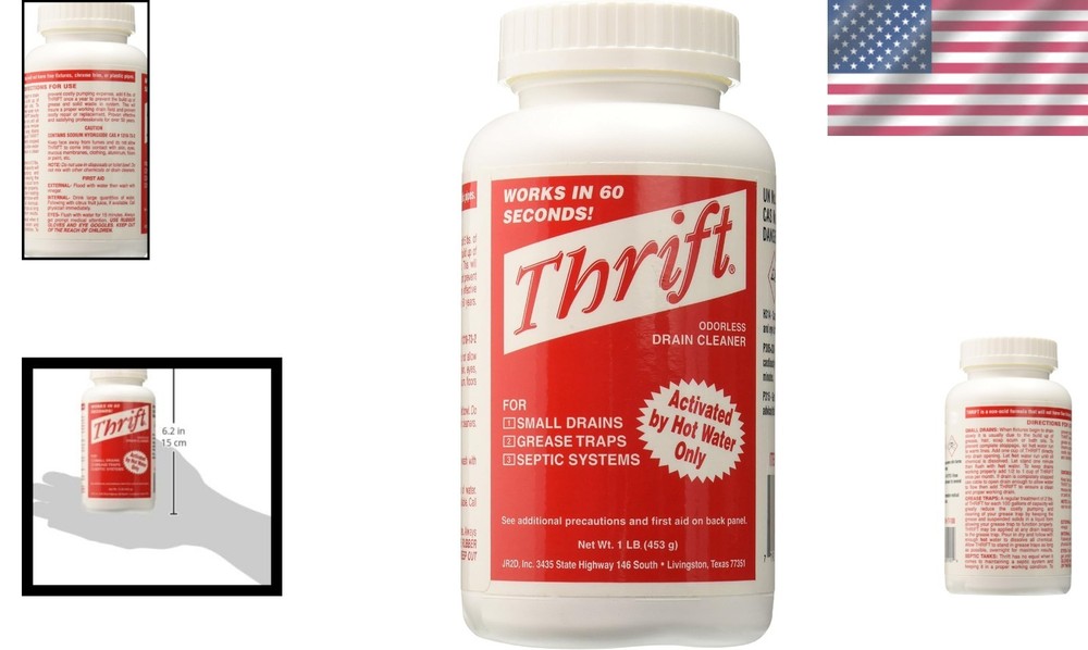 Fast-Acting Red Granular Drain Cleaner